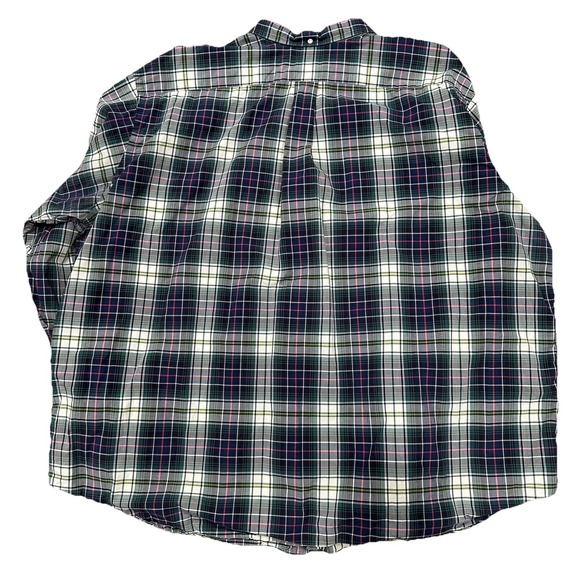 Ralph Lauren‎ Shirt Mens 3XB Green Blue Plaid Tartan Button Down Pony Shirt - Picture 4 of 13